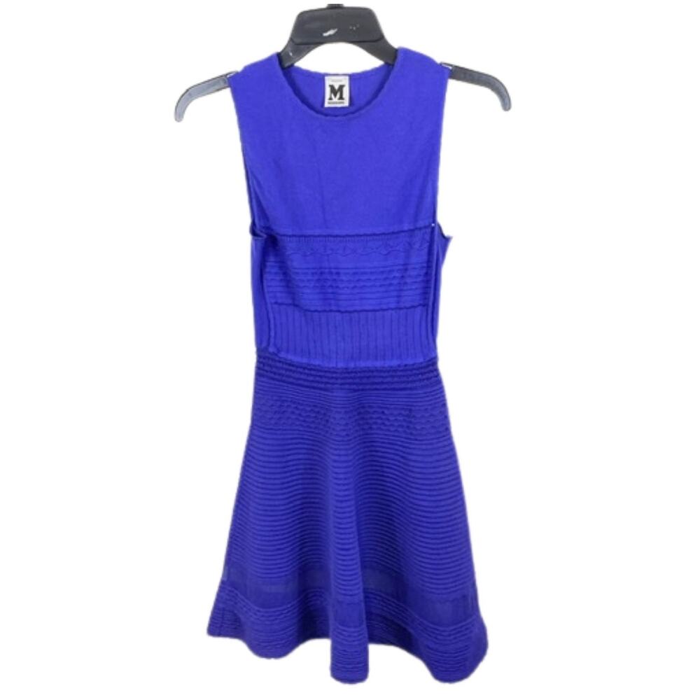 Vintage Missoni Vibrant Blue Knit Dress, Size 36
